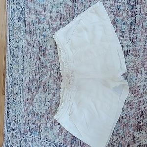 Roxy Linen Drawstring Shorts size M